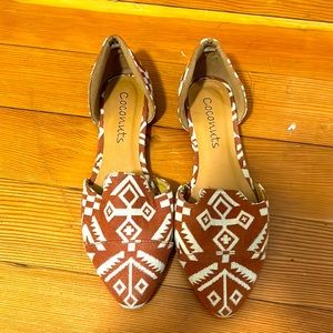 Women’s d’Orsay flats - worn 2x!